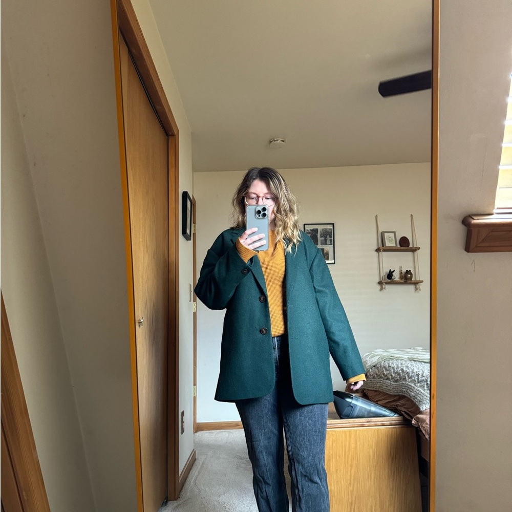 Madewell Dark Green Blazer